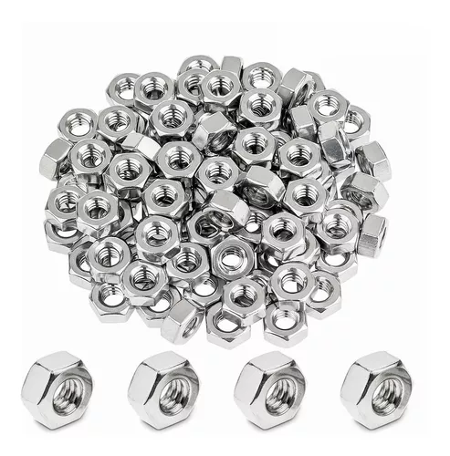Tuerca hexagonal Inoxidable (Calidad 304) MILIMETRICOS