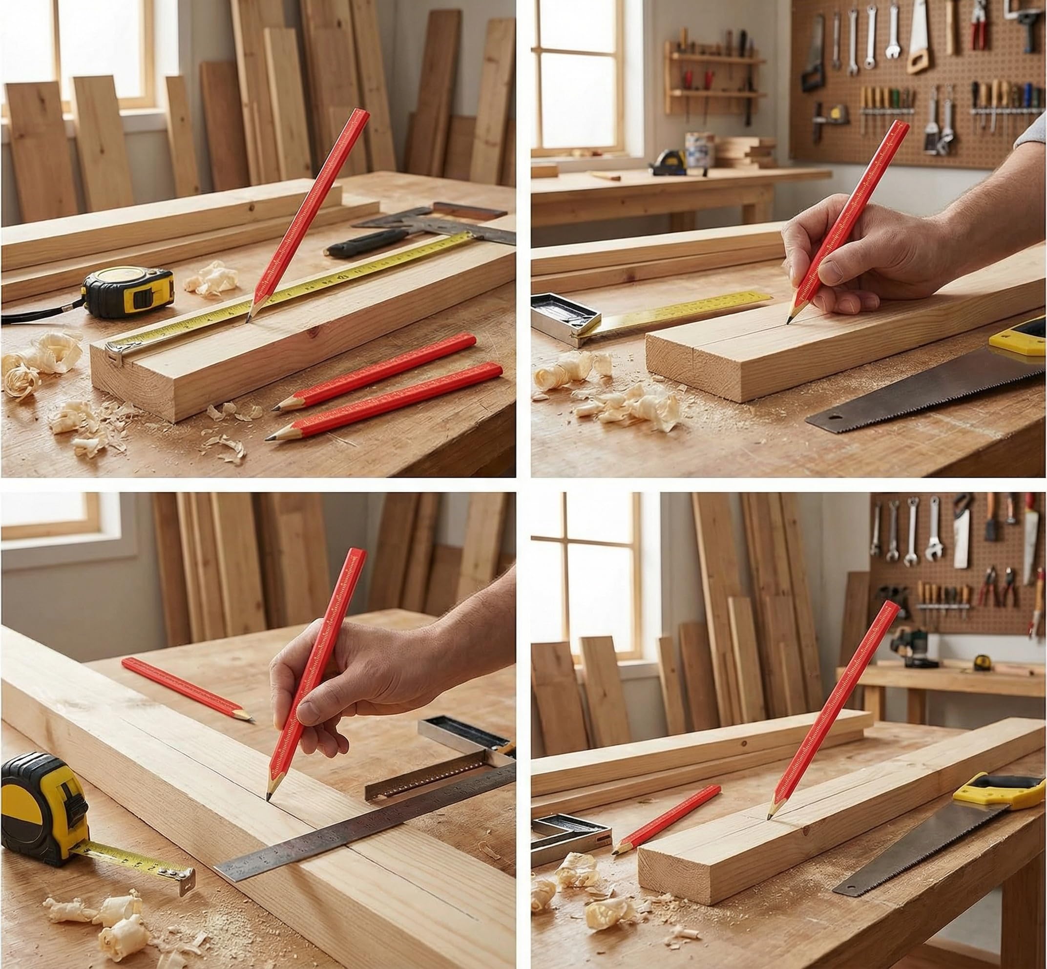  Lápiz Carpintero Madera Albañil Construcción